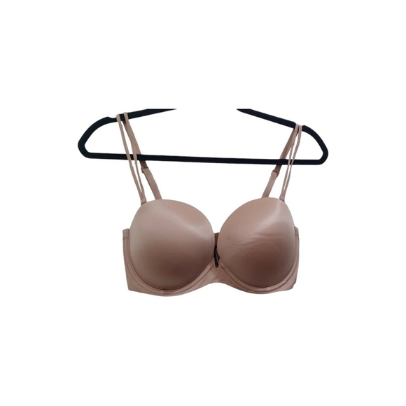 VICTORIAS SECRET LINED DEMI DOUBLE BRA 34 DD - Picture 2 of 5